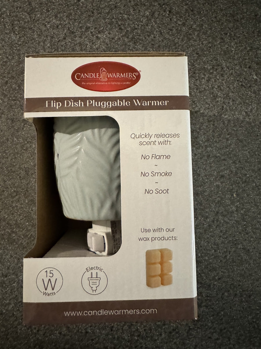Flip Dish Pluggable Tart Melt Warmer - Ocean Palm