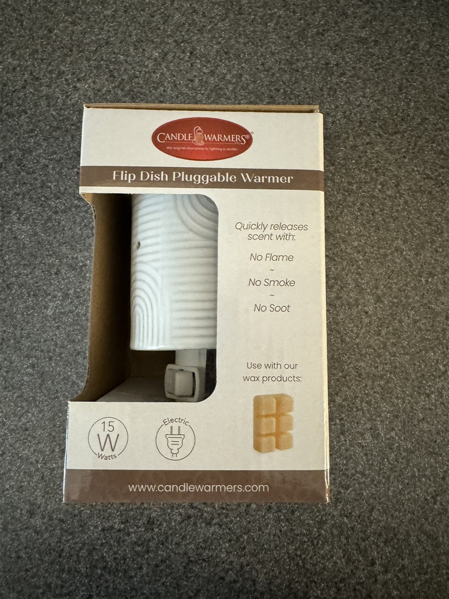 Flip Dish Pluggable Tart Melt Warmer - Arch Deco