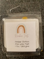 Amber Cotton Mini Tart Melt Candle