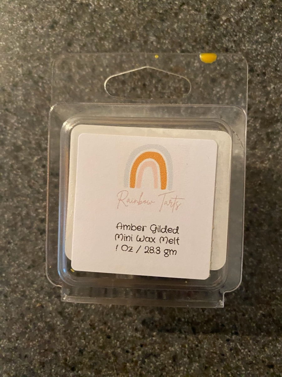 Amber Gilded Mini Tart Melt Candle