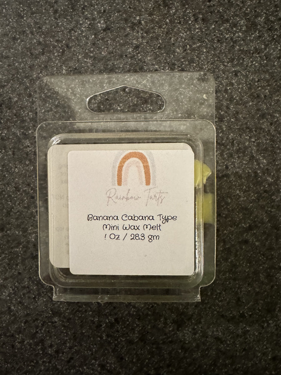 Banana Cabana Type Mini Tart Melt Candle