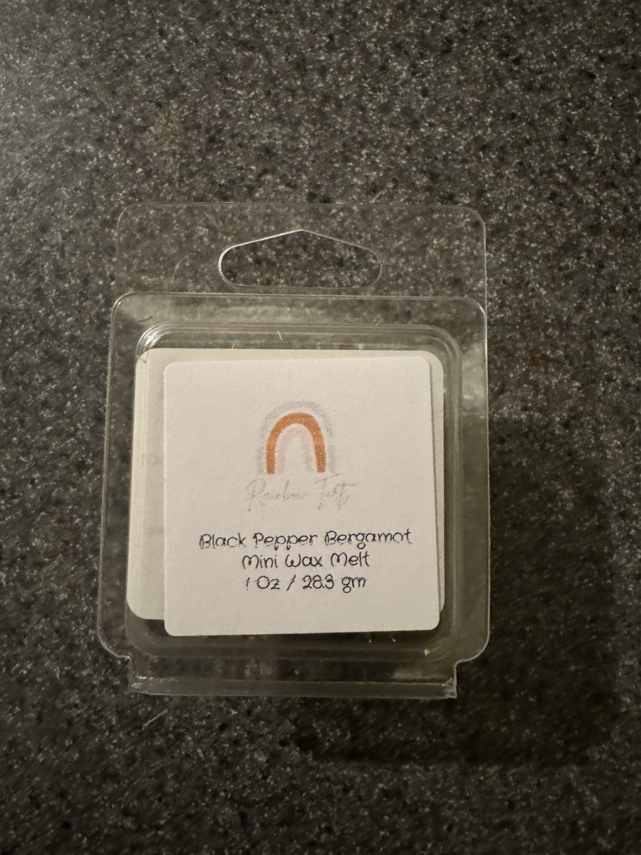 Black Pepper Bergamot Type Mini Tart Melt Candle