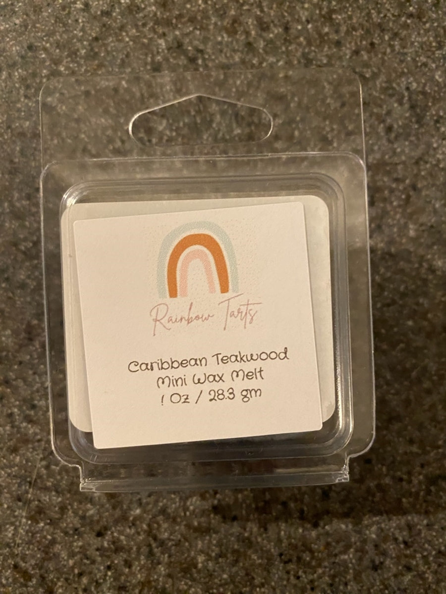 Caribbean Teakwood Mini Tart Melt Candle