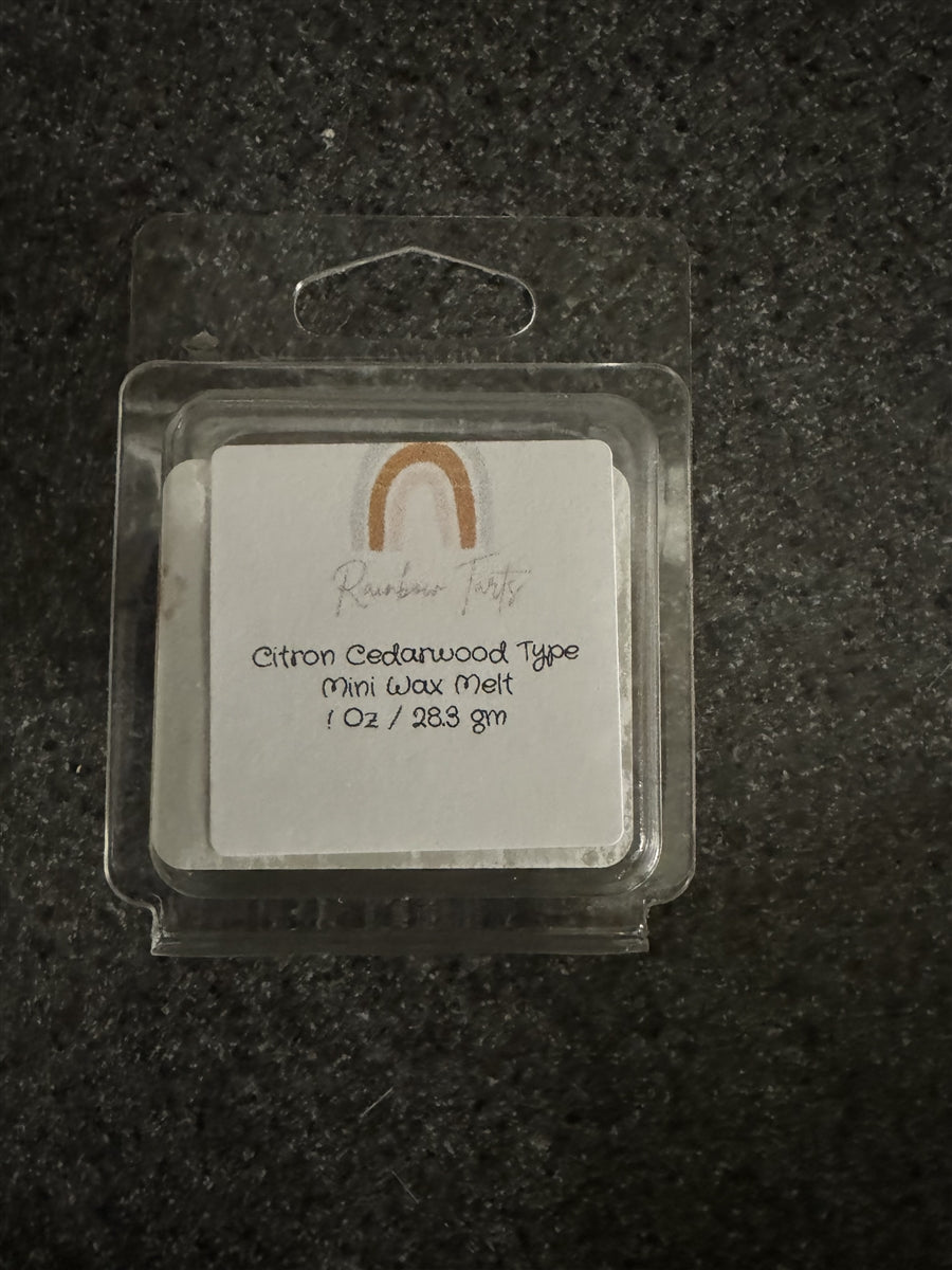 Citron Cedarwood Type Mini Tart Melt Candle