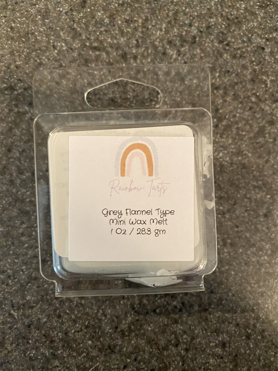 Grey Flannel Type Mini Tart Melt Candle