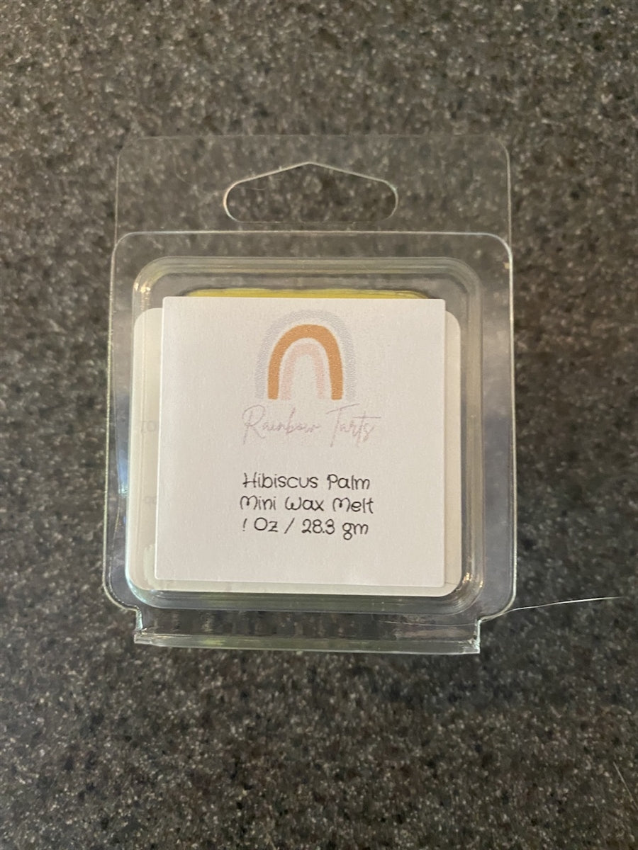 Hibiscus Palm Mini Tart Melt Candle