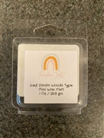 Iced Vanilla Woods Type Mini Tart Melt Candle