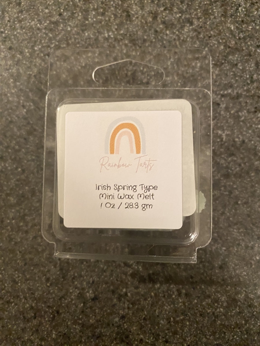 Irish Spring Type Mini Tart Melt Candle