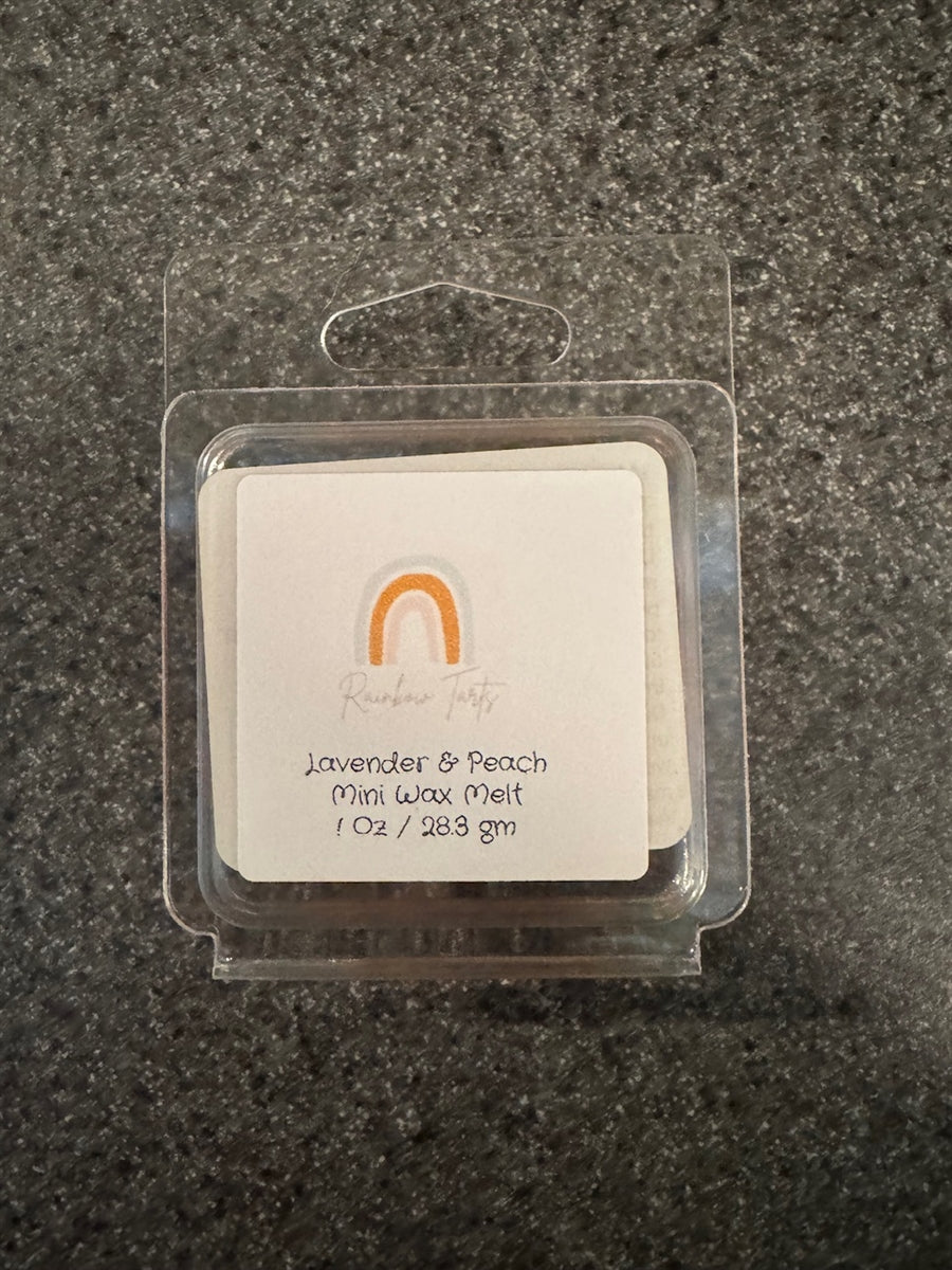 Lavender & Peach Mini Tart Melt Candle