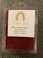 Black Amber Plum Tart Melt Candle