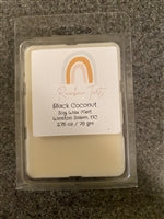 Black Coconut Tart Melt Candle