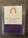 Cedar Musk & Lavender Tart Melt Candle