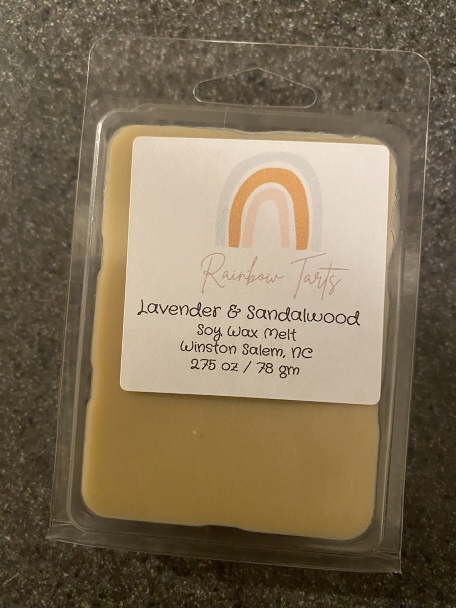 Lavender & Sandalwood Tart Melt Candle
